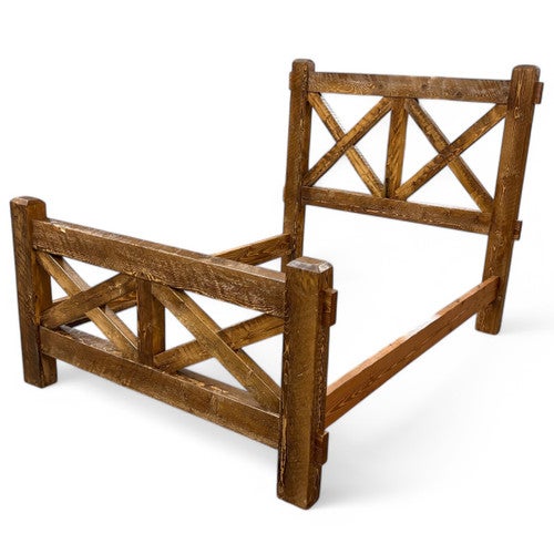 Timber Double X Bed