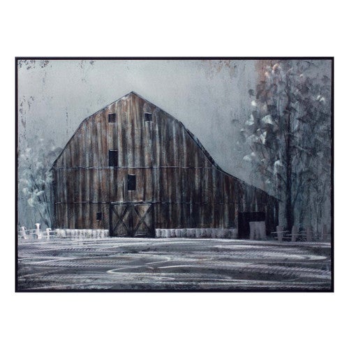 Rustic Barn Framed Canvas - OUT OF STOCK UNTIL 05/26/2026