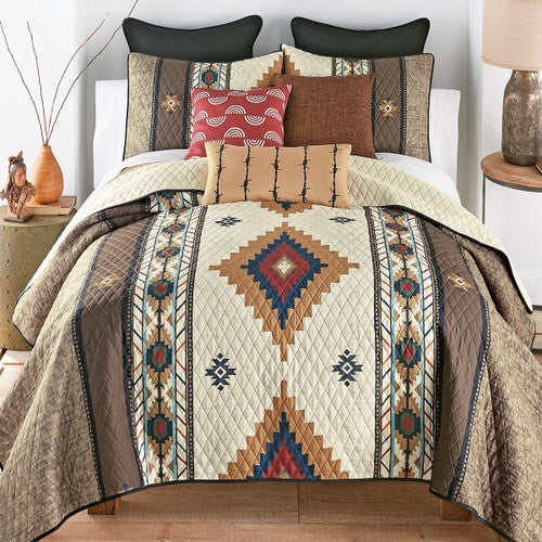 Las Cruces Canyon Quilt Bed Set - King - CLEARANCE - OUT OF STOCK