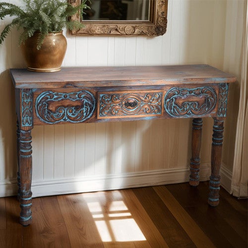 Lewiston Carved Console Table
