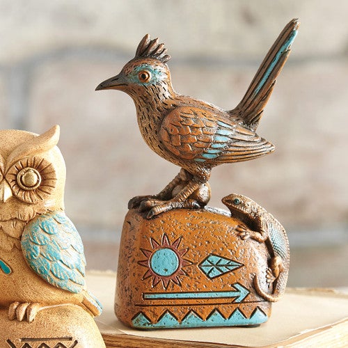 Southwest Watchers Roadrunner Sculpture
