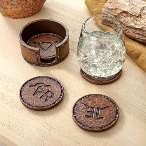 Western Brands Coaster Set