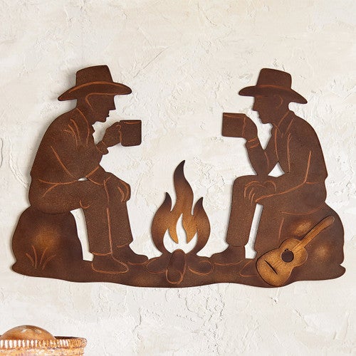 Cowboy Campfire Wall Art
