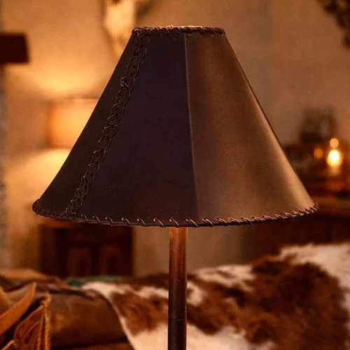 Heritage Leather Lampshade