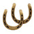 Double Horseshoe Cabinet Pulls - Set of 2