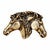 Dual Horse Heads Cabinet Knobs - Set of 2