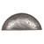 Engraved Flower Cup Cabinet Pulls - Set of 2