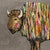 Kaleidoscope Bison Taupe Canvas Art