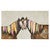 Kaleidoscope Horse Cream Canvas Art