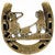 Roping Cowboys in Horseshoe Knobs - Set of 2