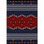 Big Chief Blue Rug - 4 x 6