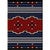 Big Chief Blue Rug - 3 x 4