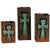 Rustic Metal Cross Candle Holders (Set of 3)