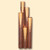 Iron Five Tube Niche Candelabra with Geometric Design