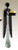 Iron Angel Wall Candle Holder with 20 Inch Tear Drop