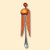Iron Angel Giant Wall Candle Holder with 20 Inch Tear Drop