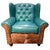 Turquoise Mountain Oversized Wingback Chair