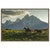 Along the Teton Trail Framed Canvas