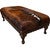 Elegant Cowhide Ottoman