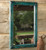 Painted Turquoise Mirror