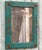 Turquoise and Red Mirror