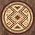 Angel Fire Tan Rug - 8 Ft. Round