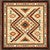 Angel Fire Tan Rug - 8 Ft. Square
