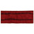 Barbed Wire Red Bath Runner