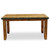 Barnwood Azul Table & Chairs with Bench and Nailheads - 6 pcs