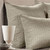 Beige Satin Euro Sham