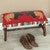 Bison Ridge Hooked Wool Bench