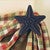 Black Cast Iron Star Curtain Hooks - Set of 2