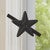 Black Cast Iron Star Tie Backs - Set of 2