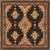 Black Ridge Rug - 8 Ft. Square