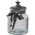Black Star Lidded Jar - Medium