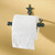 Black Star Toilet Paper Holder