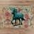 Blue Horse Rug - 3 x 4