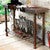 Boot Table with Cowhide