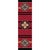 Bounty Red Southwestern Rug - 2 x 8