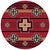 Bounty Red Southwestern Rug - 8 Ft. Round