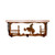 Bronc 20 Inch Pine Hook Shelf