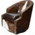 Rodeo Cowhide Swivel Chair