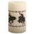 Bronco Riders Pillar Candle - 4 Inch