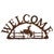 Bronco Welcome Metal Wall Hanging