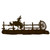 Bucking Bronc Scenic Six Hook Coat Rack