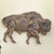Buffalo Roam Wall Sculptures (3pc)