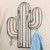 Cactus Metal Art Wall Hooks