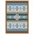 Canyon Cross Blue Rug - 3 x 4