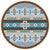 Canyon Cross Blue Rug - 8 Ft. Round