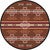 Canyon Cross Rug - 8 Ft. Round
